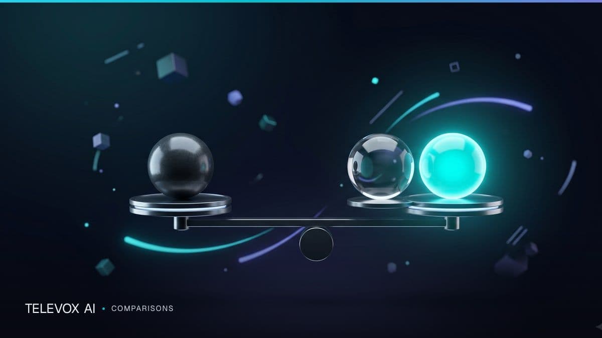 AI answering service vs a virtual receptionist vs Televox